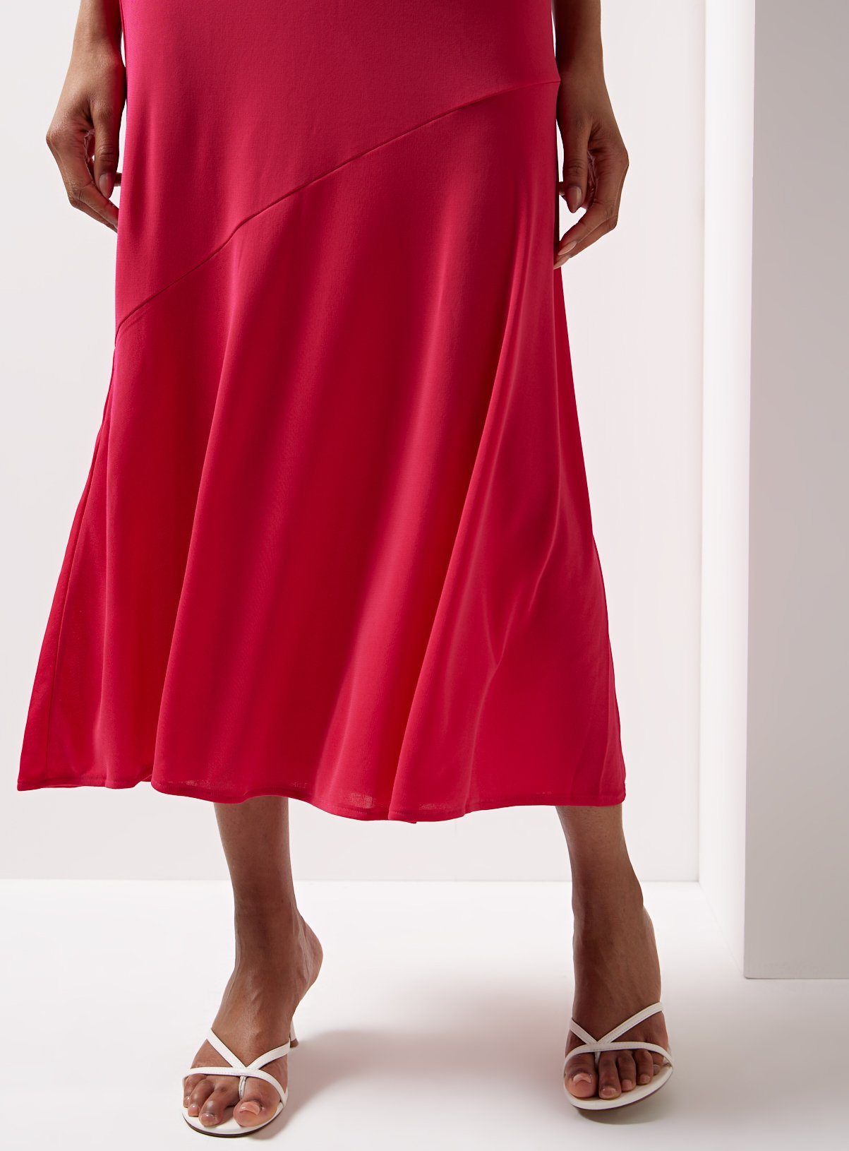For All The Love Fluted One Shoulder Midaxi Dress 18 - Image 2 thumbnail